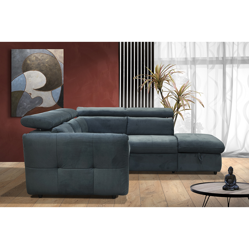 MONSERAT ΚΑΝΑΠΕΣ ΚΡΕΒΑΤΙ ΓΩΝΙΑ ΔΕΞΙΑ PETROL 254x224x90 MONSERAT ΚΑΝΑΠΕΣ ΚΡΕΒΑΤΙ ΓΩΝΙΑ ΔΕΞΙΑ PETROL 254x224x90