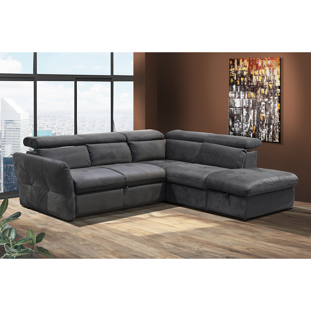 MONSERAT ΚΑΝΑΠΕΣ ΚΡΕΒΑΤΙ ΓΩΝΙΑ ΔΕΞΙΑ ΑΝΘΡΑΚΙ 254x224x90 MONSERAT ΚΑΝΑΠΕΣ ΚΡΕΒΑΤΙ ΓΩΝΙΑ ΔΕΞΙΑ ΑΝΘΡΑΚΙ 254x224x90