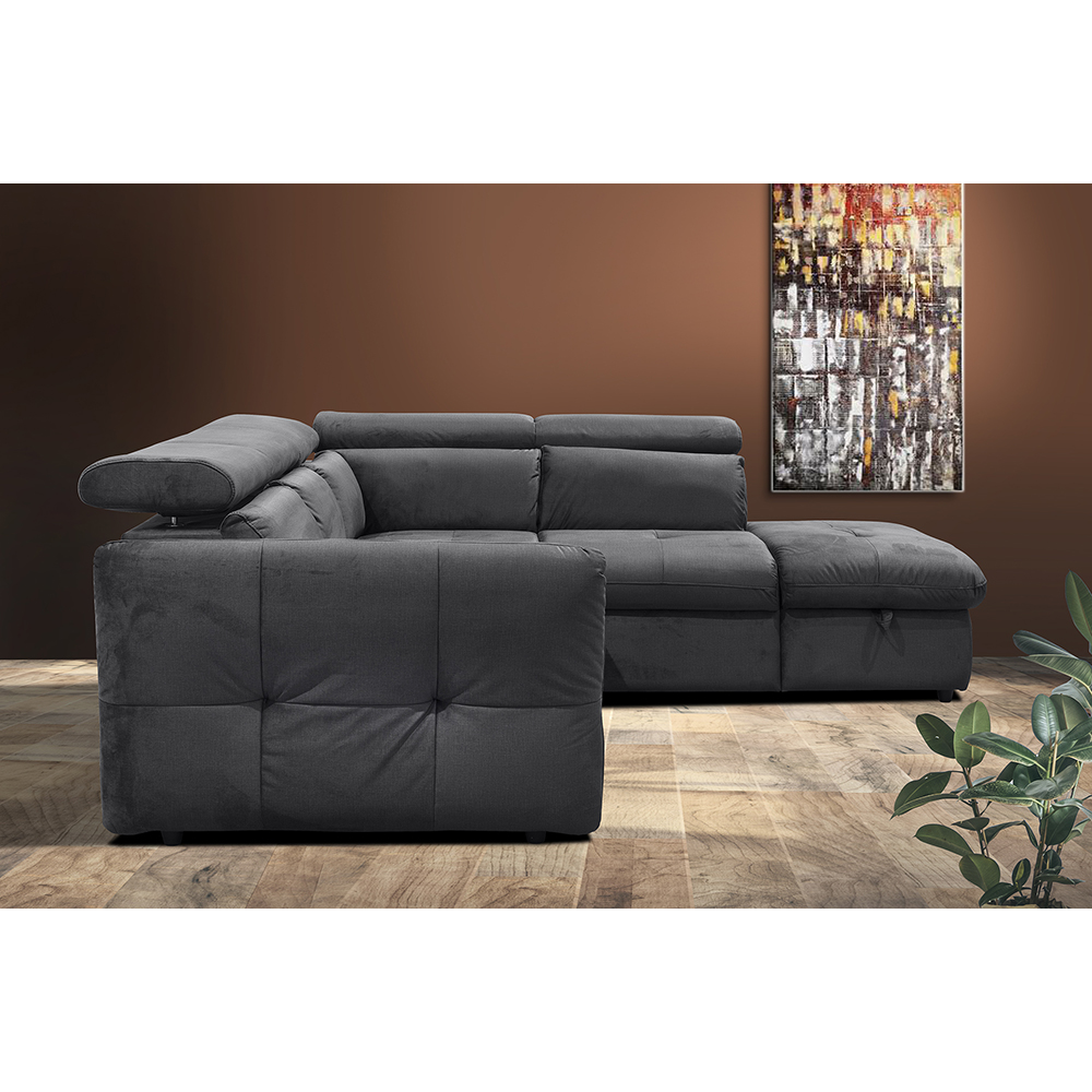 MONSERAT ΚΑΝΑΠΕΣ ΚΡΕΒΑΤΙ ΓΩΝΙΑ ΔΕΞΙΑ ΑΝΘΡΑΚΙ 254x224x90 MONSERAT ΚΑΝΑΠΕΣ ΚΡΕΒΑΤΙ ΓΩΝΙΑ ΔΕΞΙΑ ΑΝΘΡΑΚΙ 254x224x90
