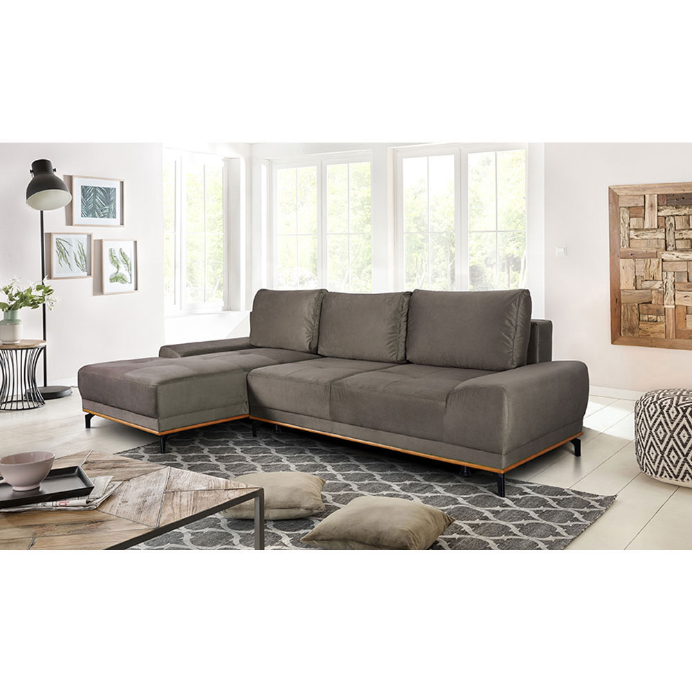 NATURA ΚΑΝΑΠΕΣ ΚΡΕΒΑΤΙ ΓΩΝΙΑ ΑΡΙΣΤΕΡΗ TAUPE 283x164x90 NATURA ΚΑΝΑΠΕΣ ΚΡΕΒΑΤΙ ΓΩΝΙΑ ΑΡΙΣΤΕΡΗ TAUPE 283x164x90