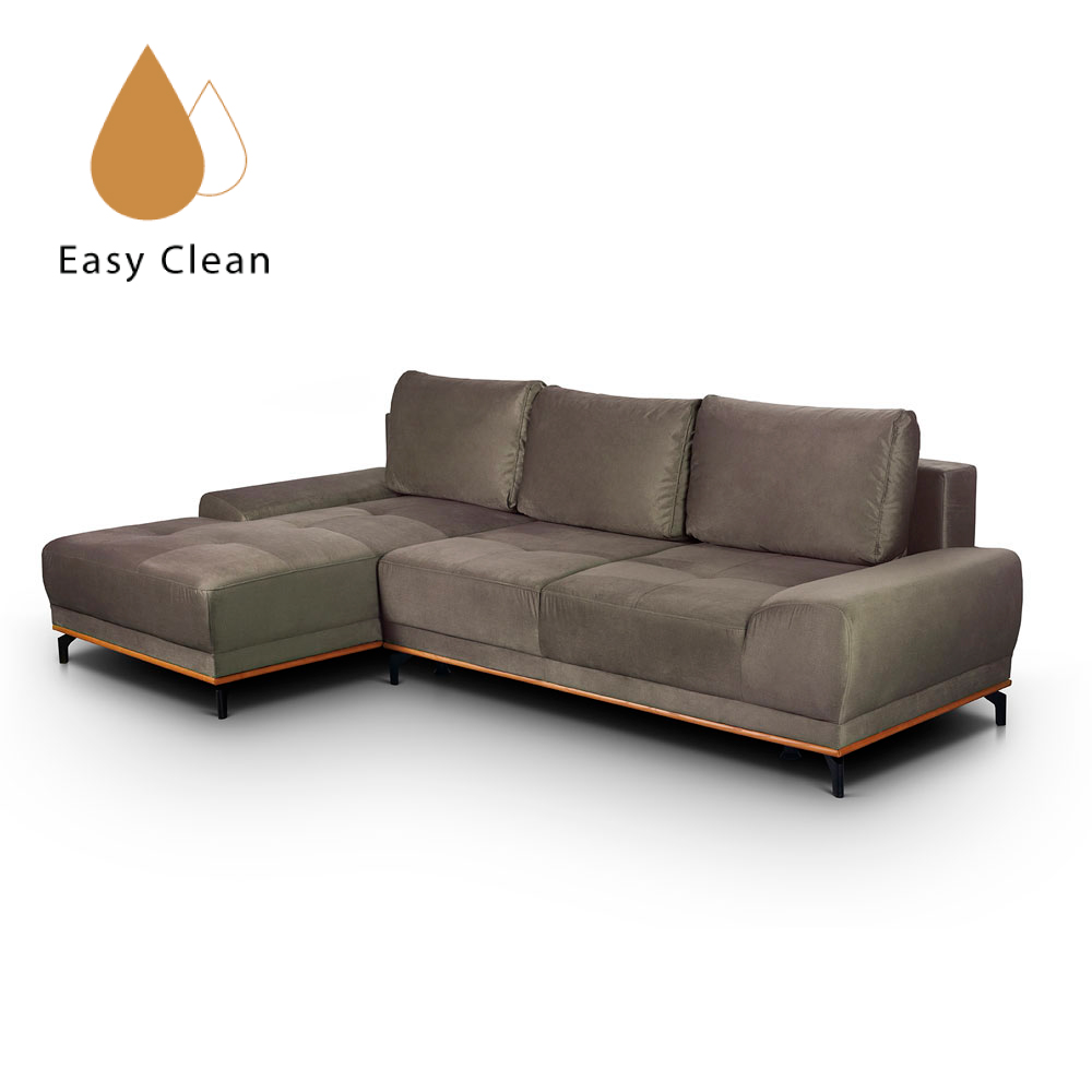 NATURA ΚΑΝΑΠΕΣ ΚΡΕΒΑΤΙ ΓΩΝΙΑ ΑΡΙΣΤΕΡΗ TAUPE 283x164x90 NATURA ΚΑΝΑΠΕΣ ΚΡΕΒΑΤΙ ΓΩΝΙΑ ΑΡΙΣΤΕΡΗ TAUPE 283x164x90