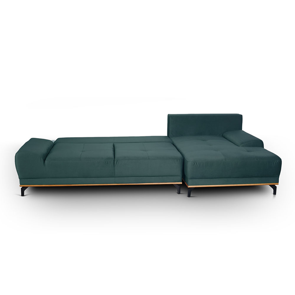 NATURA ΚΑΝΑΠΕΣ ΚΡΕΒΑΤΙ ΓΩΝΙΑ ΔΕΞΙΑ DUSTY PETROL 283x164x90 NATURA ΚΑΝΑΠΕΣ ΚΡΕΒΑΤΙ ΓΩΝΙΑ ΔΕΞΙΑ DUSTY PETROL 283x164x90