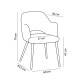 ASCOT ΚΑΡΕΚΛΑ ΠΡΑΣΙΝΟ 60x63.5x79