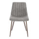 STRIPES ΚΑΡΕΚΛΑ ΓΚΡΙ GUNMETAL 48x56x80