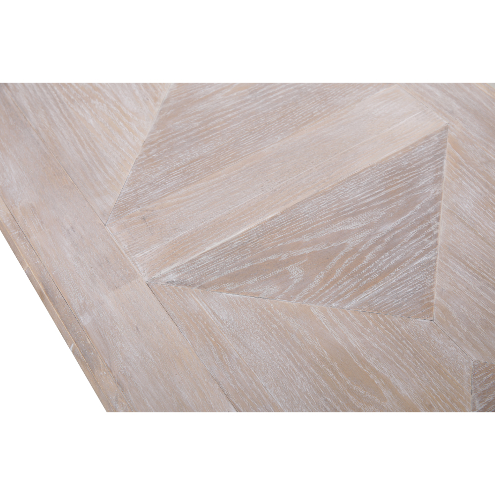 HISTORY COFFEE TABLE ΛΕΥΚΟ ΦΥΣΙΚΟ 125x64x50