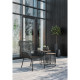 LEAF COFFEE TABLE SET 2ΤΕΜ ΜΑΥΡΟ ΦΥΣΙΚΟ 40x40x45