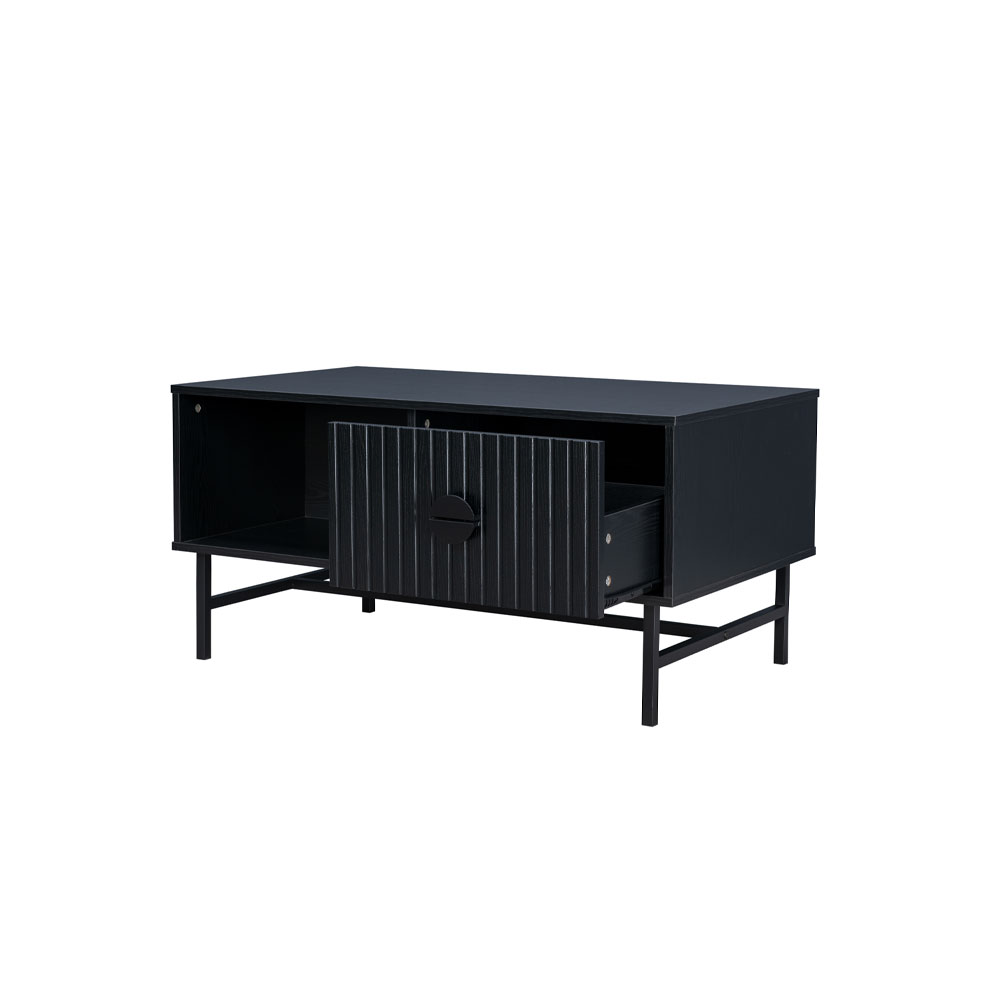 KIMONO COFFEE TABLE 1ΣΥΡΤΑΡΙ ΜΑΥΡΟ 100x59x50.2