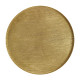 TOTALE SIDE TABLE SET 2ΤΕΜ BRASS ANTIQUE ΜΑΥΡΟ 49x49x56