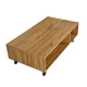 ARABICA COFFEE TABLE SONOMA ΜΑΥΡΟ ΜΑΥΡΟ 110x60x35