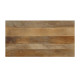 QUADRO COFFEE TABLE SET 3ΤΕΜ ΦΥΣΙΚΟ ΜΑΥΡΟ 110x60x45