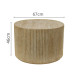 KION COFFEE TABLE BEIGE 67x67x46