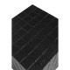 SQUARE SIDE TABLE ΜΑΥΡΟ 36x36x46