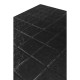 SQUARE SIDE TABLE ΜΑΥΡΟ 36x36x46