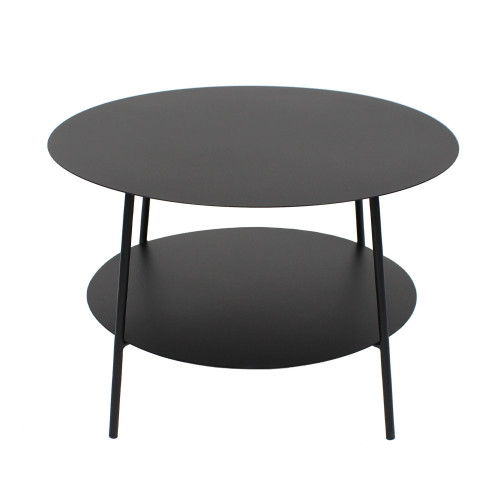 SIMPLE COFFEE TABLE ΜΑΥΡΟ 60x60x40