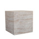 LITHOS SQUARE SIDE TABLE BEIGE 55.5x55.5x57