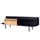 ORIGAMI TV STAND 1ΣΥΡΤΑΡΙ ΜΑΥΡΟ SONOMA 160x39.5x50