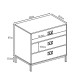 RUBIK ΣΥΡΤΑΡΙΕΡΑ 3ΣΥΡΤΑΡΙΑ CEMENT ΑΝΟΙΧΤΟ ΜΕ PATTERN 80x40x80