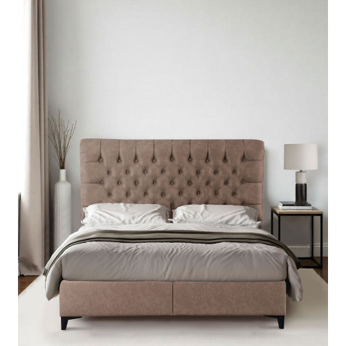 CHESTER ΚΡΕΒΑΤΙ ΜΕ ΑΠΟΘΗΚ. ΧΩΡΟ (ΓΙΑ ΣΤΡΩΜΑ 160x200cm) PURO 14-619 223x160x138