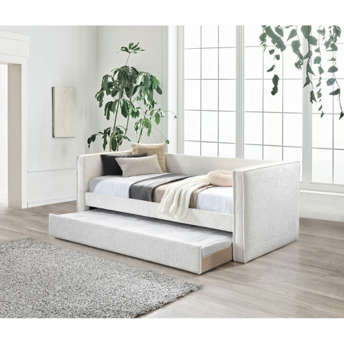 CALMO ΚΑΝΑΠΕΣ ΚΡΕΒΑΤΙ (ΓΙΑ ΣΤΡΩΜΑ 90x190cm) CREAM 222x99x84.2