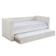 CALMO ΚΑΝΑΠΕΣ ΚΡΕΒΑΤΙ (ΓΙΑ ΣΤΡΩΜΑ 90x190cm) CREAM 222x99x84.2