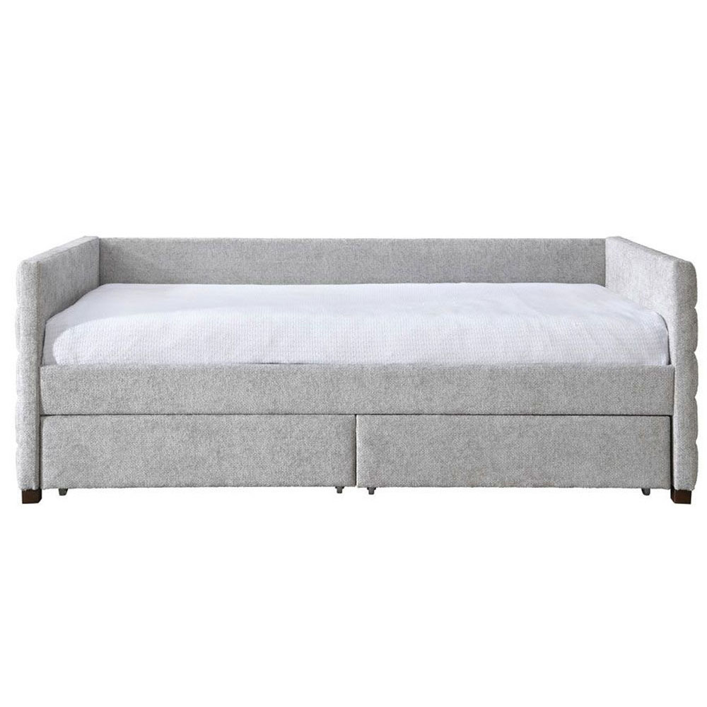 SUENO ΚΑΝΑΠΕΣ ΚΡΕΒΑΤΙ (ΓΙΑ ΣΤΡΩΜΑ 90x190cm) ΓΚΡΙ ΑΝΟΙΧΤΟ 209x99.5x76