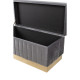 ICTUS ΣΚΑΜΠΟ SET 2ΤΕΜ ΜΑΥΡΟ ΓΚΡΙ 90x42x44