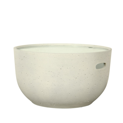 CAP COFFEE TABLE ΓΚΡΙ ΑΝΟΙΧΤΟ 58x58x32
