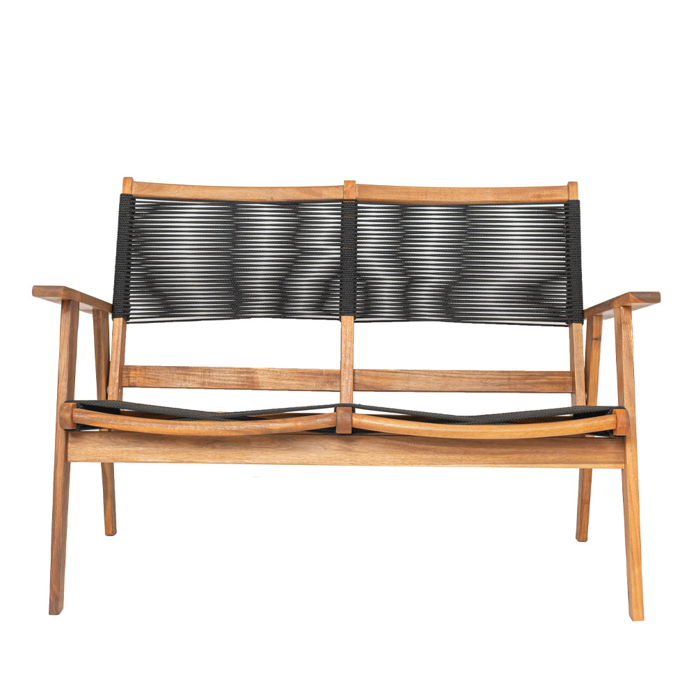 CAVO ΚΑΝΑΠΕΣ 2ΘΕΣΙΟΣ ΜΑΥΡΟ ΦΥΣΙΚΟ 120x72x85