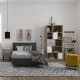 MINTONI ΒΙΒΛΙΟΘΗΚΗ SONOMA ΛΕΥΚΟ ΜΕ PATTERN 80x39x180