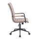 SENSO ΚΑΡΕΚΛΑ ΓΡΑΦΕΙΟΥ BEIGE ΜΑΥΡΟ 52x60x101.5