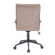 SENSO ΚΑΡΕΚΛΑ ΓΡΑΦΕΙΟΥ BEIGE ΜΑΥΡΟ 52x60x101.5