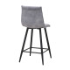 LINEA ΣΚΑΜΠΟ BAR ΓΚΡΙ SILVER 42x51x84
