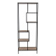 PLEGMA ΒΙΒΛΙΟΘΗΚΗ SONOMA ΜΑΥΡΟ 69x33x180.5