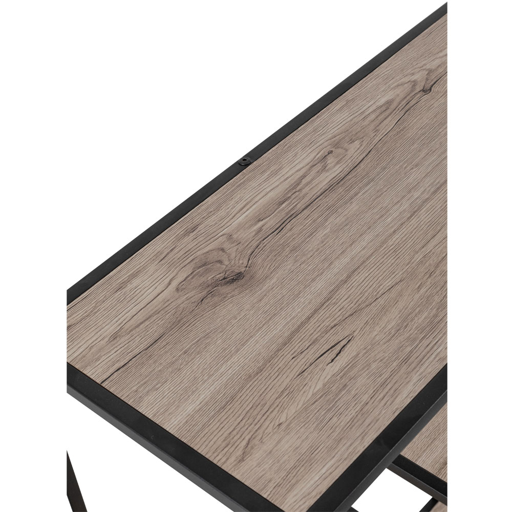 PLEGMA ΒΙΒΛΙΟΘΗΚΗ SONOMA ΜΑΥΡΟ 69x33x180.5
