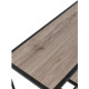 PLEGMA ΒΙΒΛΙΟΘΗΚΗ SONOMA ΜΑΥΡΟ 69x33x180.5
