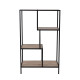 PLEGMA ΒΙΒΛΙΟΘΗΚΗ SONOMA ΜΑΥΡΟ 69x33x113.5