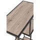 PLEGMA ΒΙΒΛΙΟΘΗΚΗ SONOMA ΜΑΥΡΟ 69x33x113.5