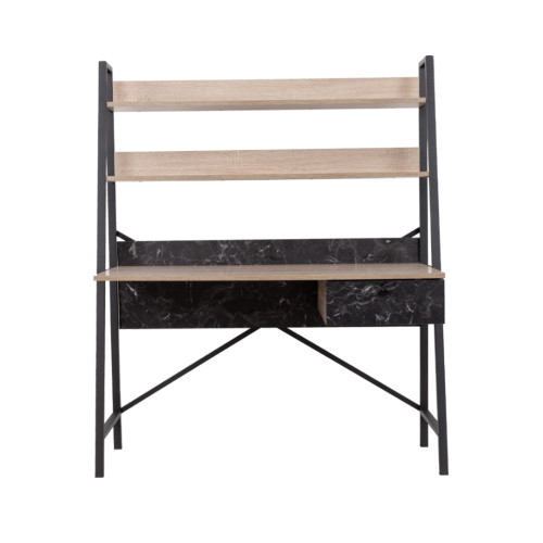ATRIUM ΓΡΑΦΕΙΟ 1ΣΥΡΤΑΡΙ SONOMA ΜΑΥΡΟ ΠΕΤΡΑ 125x55x150