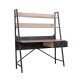ATRIUM ΓΡΑΦΕΙΟ 1ΣΥΡΤΑΡΙ SONOMA ΜΑΥΡΟ ΠΕΤΡΑ 125x55x150