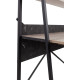 ATRIUM ΓΡΑΦΕΙΟ 1ΣΥΡΤΑΡΙ SONOMA ΜΑΥΡΟ ΠΕΤΡΑ 125x55x150
