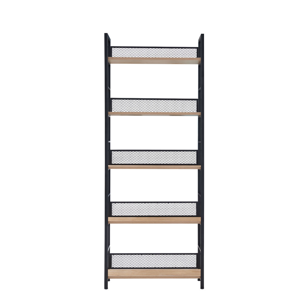 NEST ΒΙΒΛΙΟΘΗΚΗ ΦΥΣΙΚΟ ΜΑΥΡΟ 60x28x154