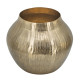 Artekko Trophy Διακοσμητικό Μεταλλικό Χρυσό Δοχείο (34x34x29)cm