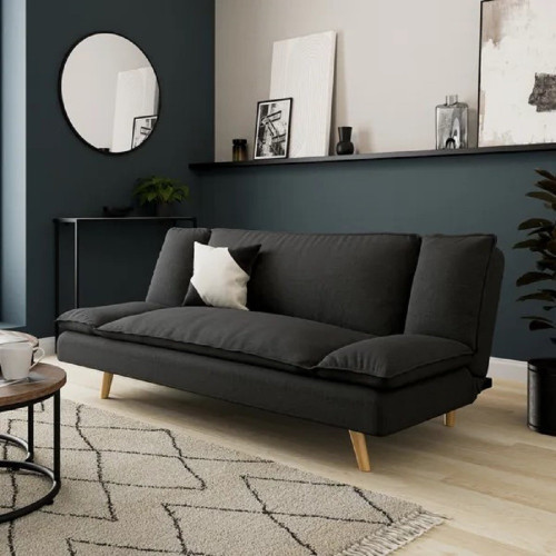 COZY ΚΑΝΑΠΕΣ ΚΡΕΒΑΤΙ 3ΘΕΣΙΟΣ ΑΝΘΡΑΚΙ 191x103x84