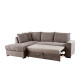BILL ΚΑΝΑΠΕΣ ΚΡΕΒΑΤΙ ΓΩΝΙΑ ΑΡΙΣΤΕΡΗ TAUPE 241x173x94 BILL ΚΑΝΑΠΕΣ ΚΡΕΒΑΤΙ ΓΩΝΙΑ ΑΡΙΣΤΕΡΗ TAUPE 241x173x94