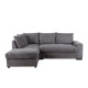 BILL ΚΑΝΑΠΕΣ ΚΡΕΒΑΤΙ ΓΩΝΙΑ ΑΡΙΣΤΕΡΗ STONE 241x173x94 BILL ΚΑΝΑΠΕΣ ΚΡΕΒΑΤΙ ΓΩΝΙΑ ΑΡΙΣΤΕΡΗ STONE 241x173x94