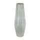 Artekko Silver Διακοσμητικό Βάζο Αντικέ Γυαλί Ασημί (17.8x17.5x51)cm