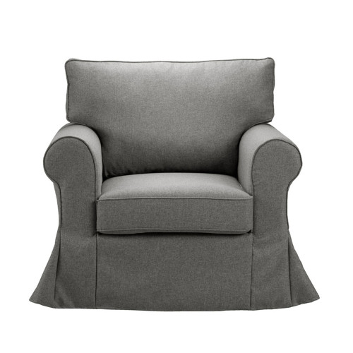 ASHLEY ΠΟΛΥΘΡΟΝΑ ΜΕ ΑΠΟΣΥΡΟΜΕΝΟ ΚΑΛΥΜΜΑ SILVER 97x85x95