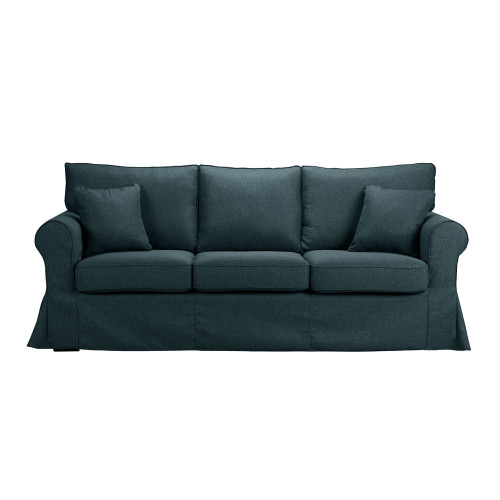 ASHLEY ΚΑΝΑΠΕΣ 3ΘΕΣΙΟΣ ΜΕ ΑΠΟΣΥΡΟΜΕΝΟ ΜΠΛΕ TWIST 13 215x85x95