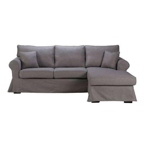 ASHLEY ΚΑΝΑΠΕΣ ΓΩΝΙΑ ΔΕΞΙΑ ΜΕ ΑΠΟΣΥΡΟΜΕΝΟ ΓΚΡΙ TWIST 19 236x171x91