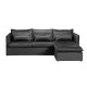 ONE ONLY ΚΑΝΑΠΕΣ ΓΩΝΙΑ ΔΕΞΙΑ ΓΚΡΙ 258x180x90 ONE ONLY ΚΑΝΑΠΕΣ ΓΩΝΙΑ ΔΕΞΙΑ ΓΚΡΙ 258x180x90
